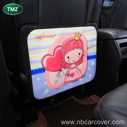 Hot Selling Cartoon Car Anti-Kick Mat Waterproof